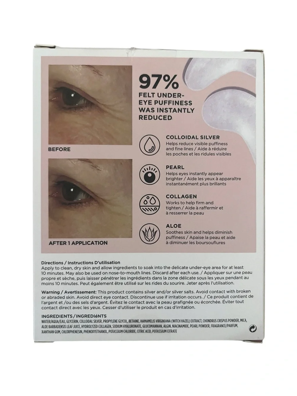 BeautyBio Bright Eyes Depuffing & Brightening Eye Gels – 8 Pairs | NEW